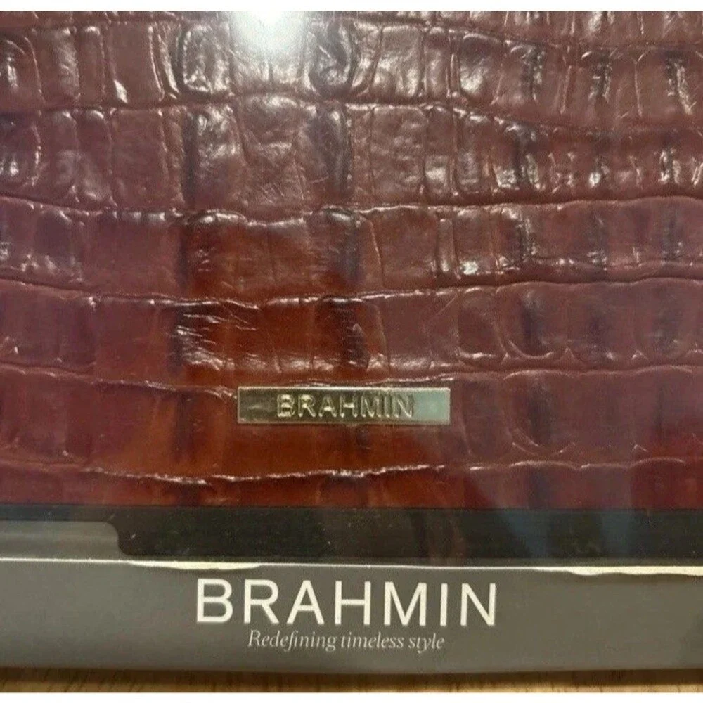BRAHMIN Apple iPad Leather Shell Legacy iPads-iPad 2, 3rd-4th Gen. 9.5x7.5 Pecan